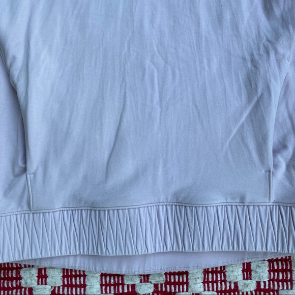 LULULEMON porcelain pink Stress Less funnel neck sweatshirt 6 - Picture 3 of 13